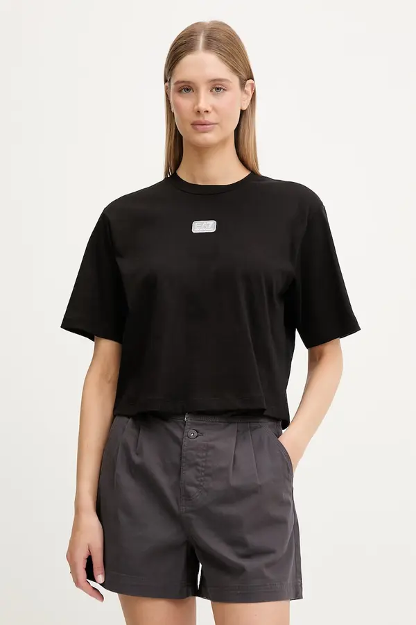 EA7 Emporio Armani EA7 Emporio Armani majica za žene od pamuka