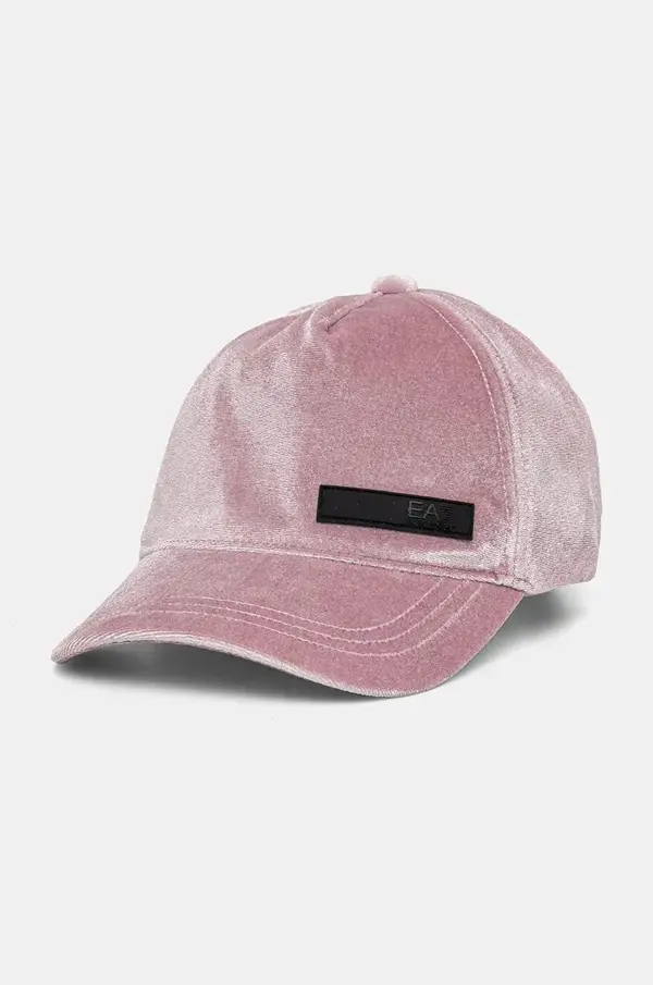 EA7 Emporio Armani EA7 Emporio Armani Pamučna kapa sa šiltom EA7 Emporio Armani