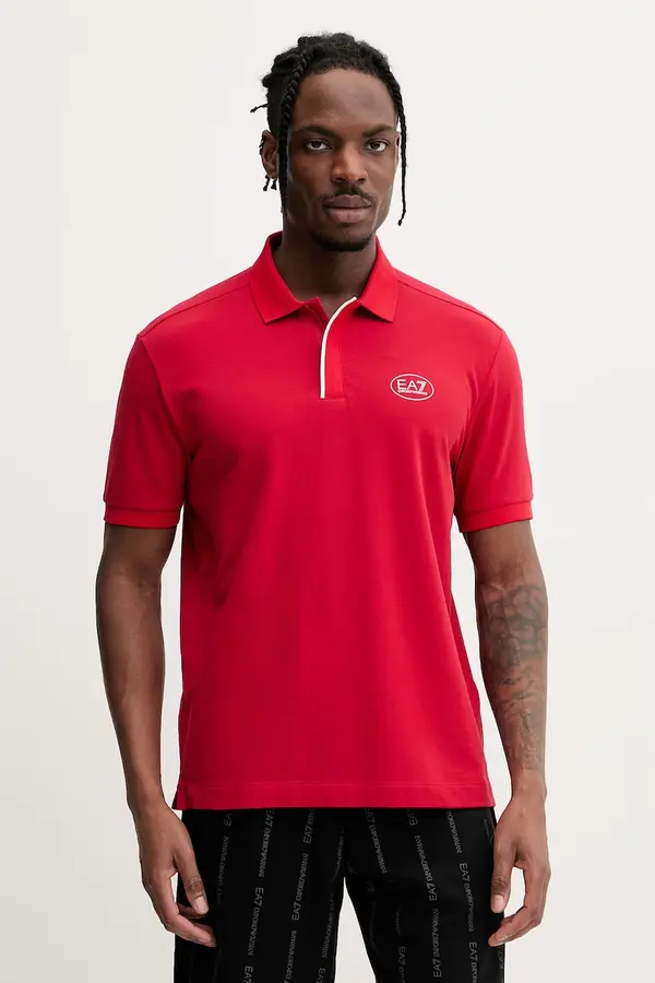 EA7 Emporio Armani EA7 Emporio Armani Polo za muškarce s pamukom