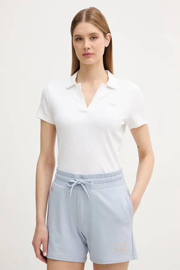 EA7 Emporio Armani EA7 Emporio Armani polo ženski s viskozom