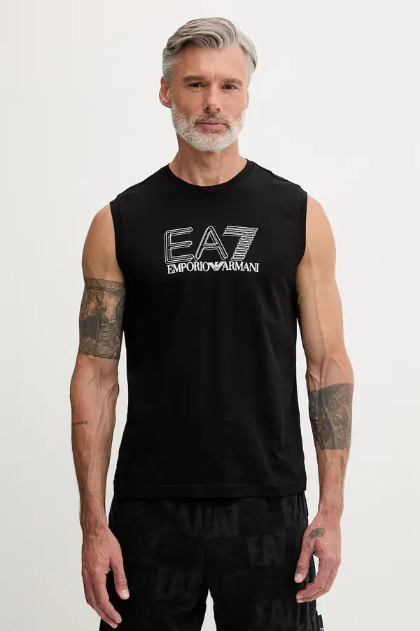 EA7 Emporio Armani EA7 Emporio Armani top za muškarce od pamuka