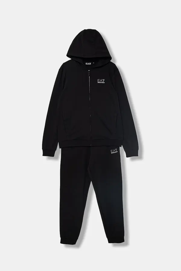 EA7 Emporio Armani EA7 Emporio Armani trenirka za djecu od pamuka