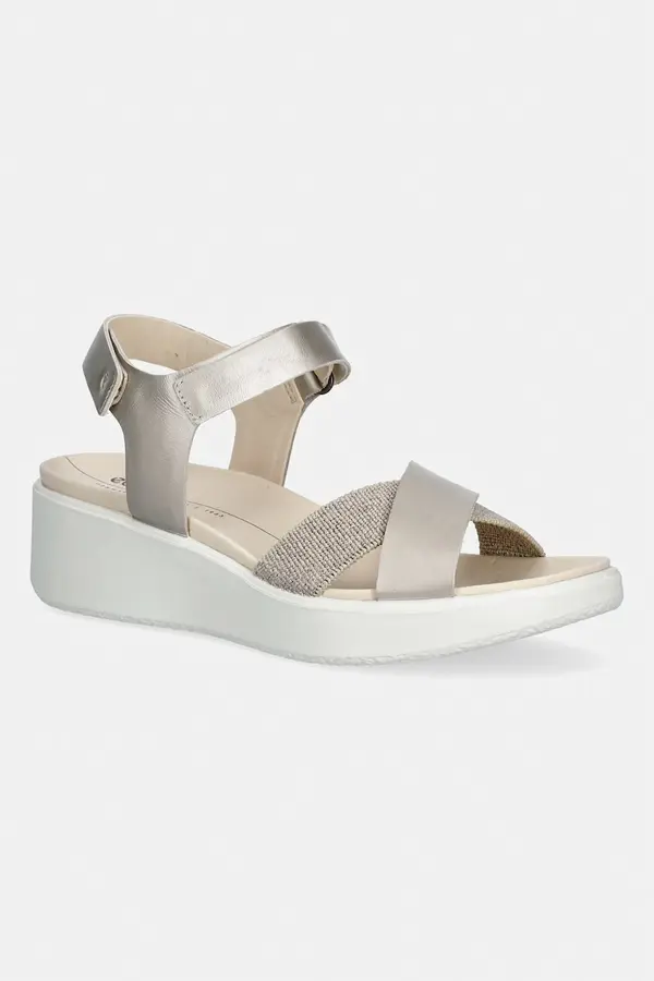 Ecco Ecco sandale za žene kožne Flowt Wedge LX W