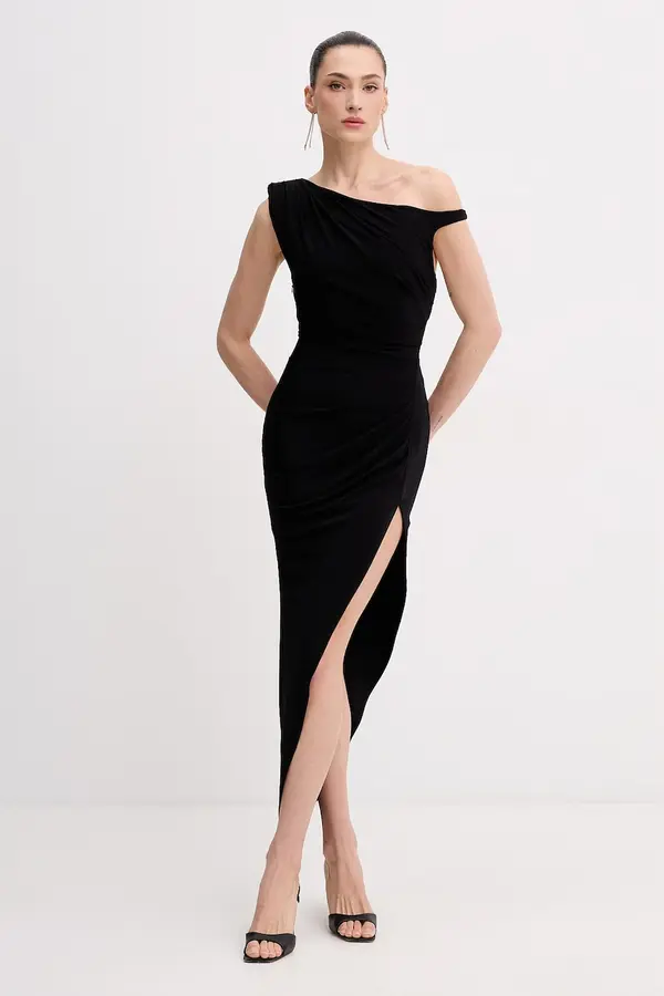 Elisabetta Franchi Elisabetta Franchi Asimetrična haljina od viskoze