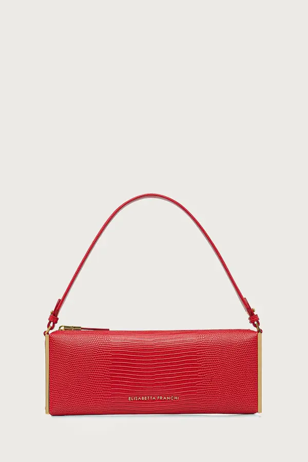 Elisabetta Franchi Elisabetta Franchi baguette torbica za žene od imitacije kože
