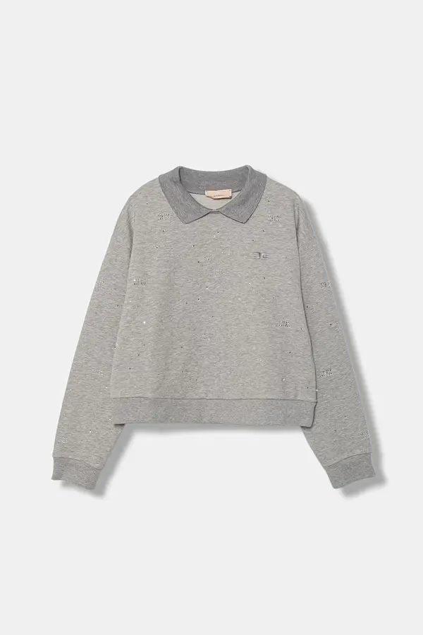 Elisabetta Franchi Elisabetta Franchi dukserica za djecu od pamuka