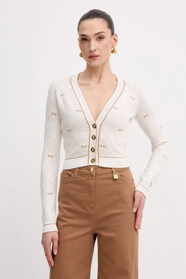 Elisabetta Franchi Elisabetta Franchi kardigan za žene s viskozom