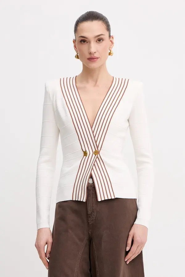 Elisabetta Franchi Elisabetta Franchi Kardigan za žene s viskozom