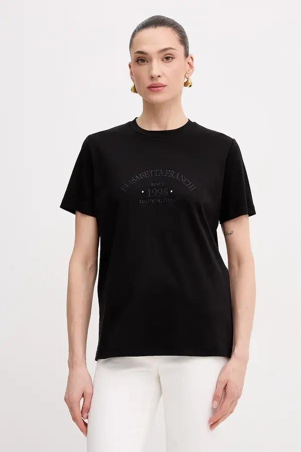 Elisabetta Franchi Elisabetta Franchi majica za žene od pamuka