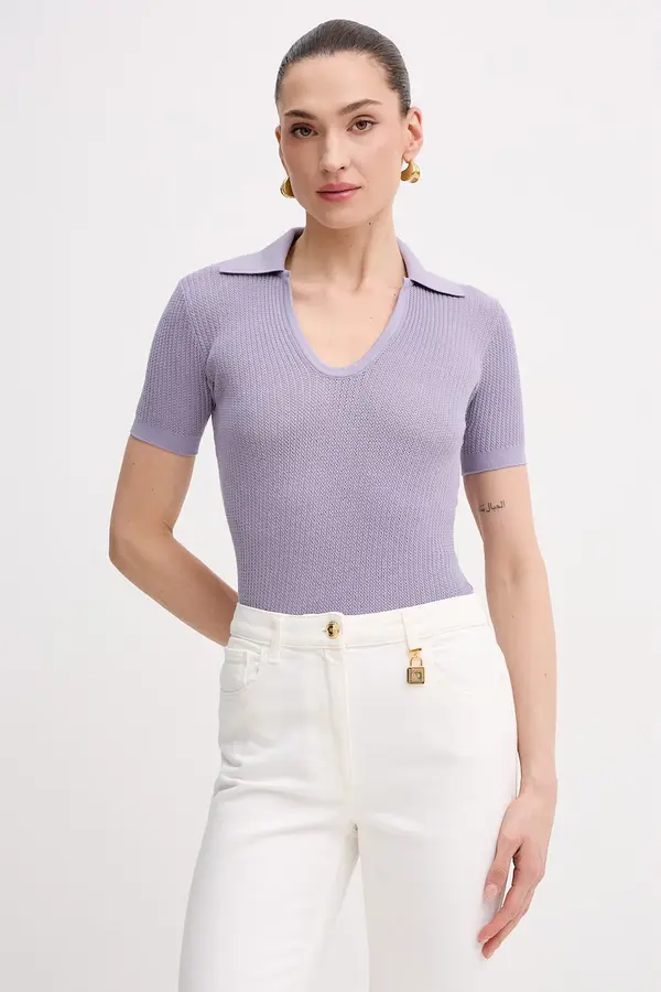 Elisabetta Franchi Elisabetta Franchi polo za žene od viskoze