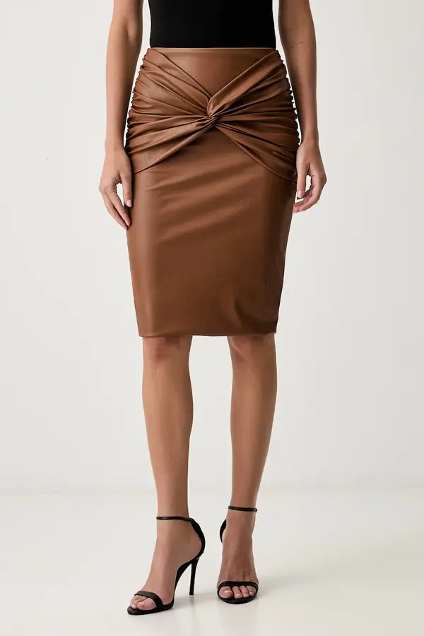 Elisabetta Franchi Elisabetta Franchi suknja od imitacije kože