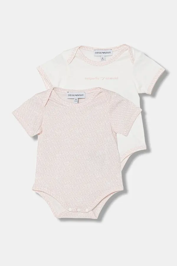 Emporio Armani Emporio Armani body za djecu od pamuka 2-pack