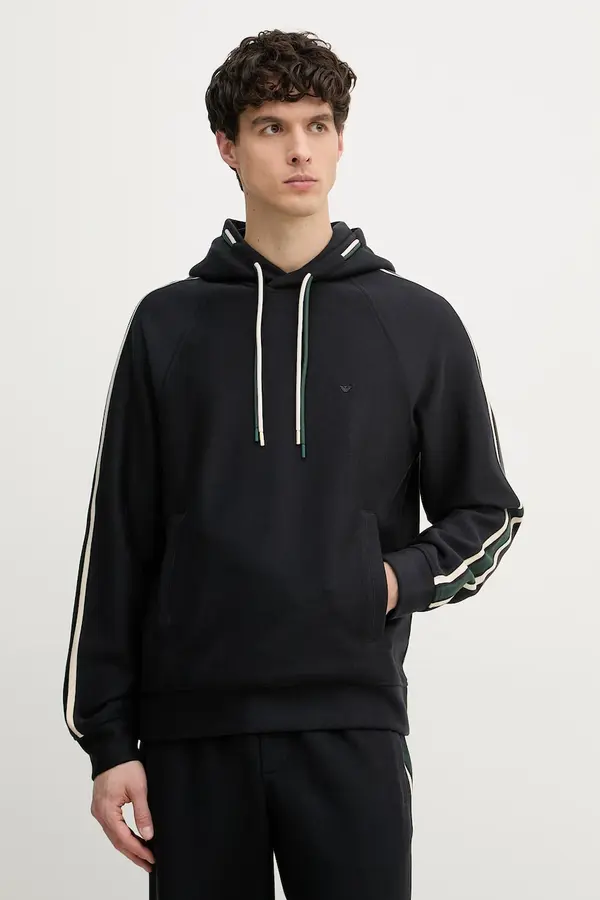 Emporio Armani Emporio Armani dukserica sa kapuljačom za muškarce s pamukom