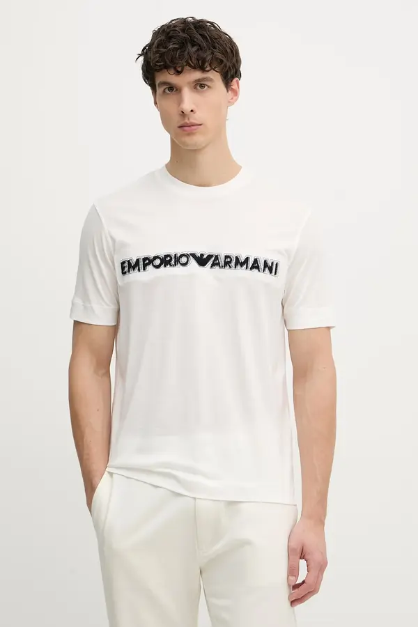 Emporio Armani Emporio Armani majica muška s lyocellom