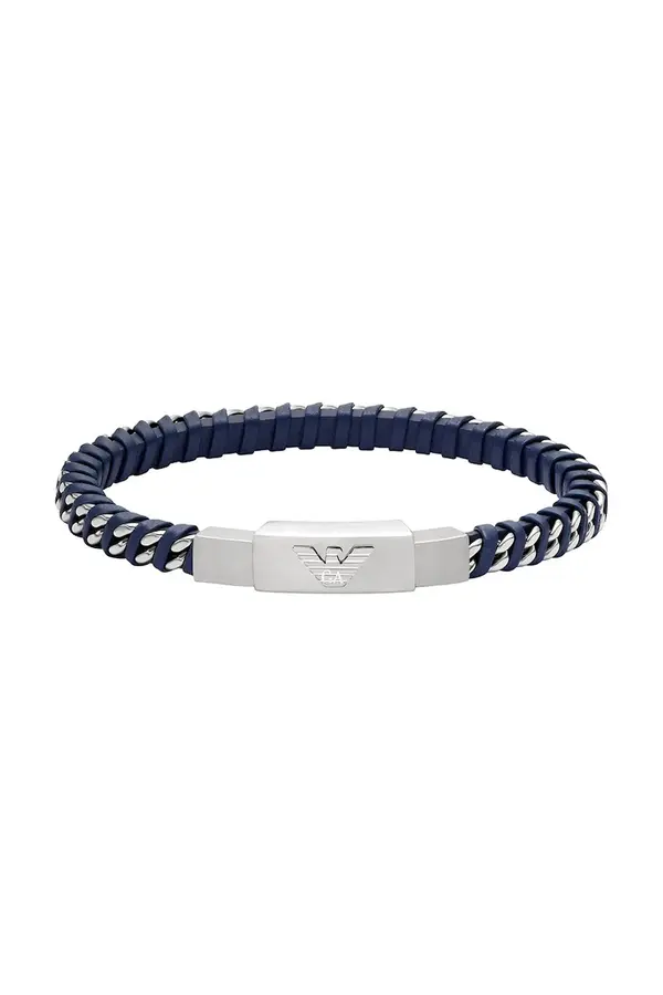 Emporio Armani Emporio Armani narukvica za muškarce od nehrđajućeg čelika Eagle Logo