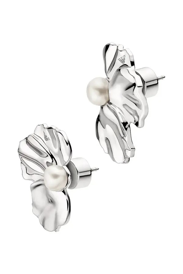 Emporio Armani Emporio Armani naušnice za žene od mesinga Iconic Trend