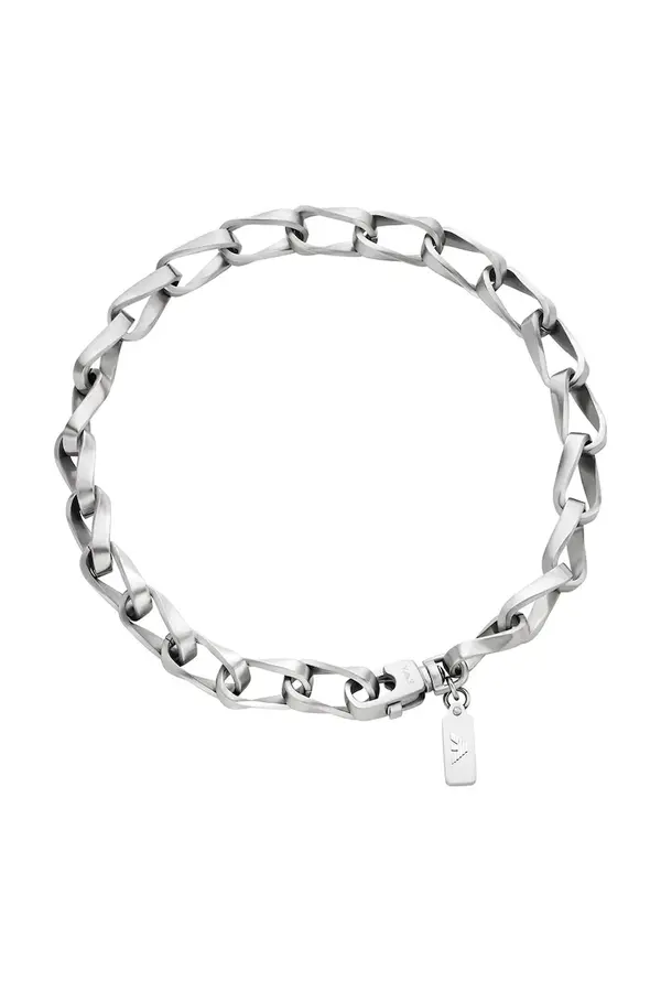 Emporio Armani Emporio Armani ogrlica za muškarce od plemenitog čelika bez kamena Eagle Logo