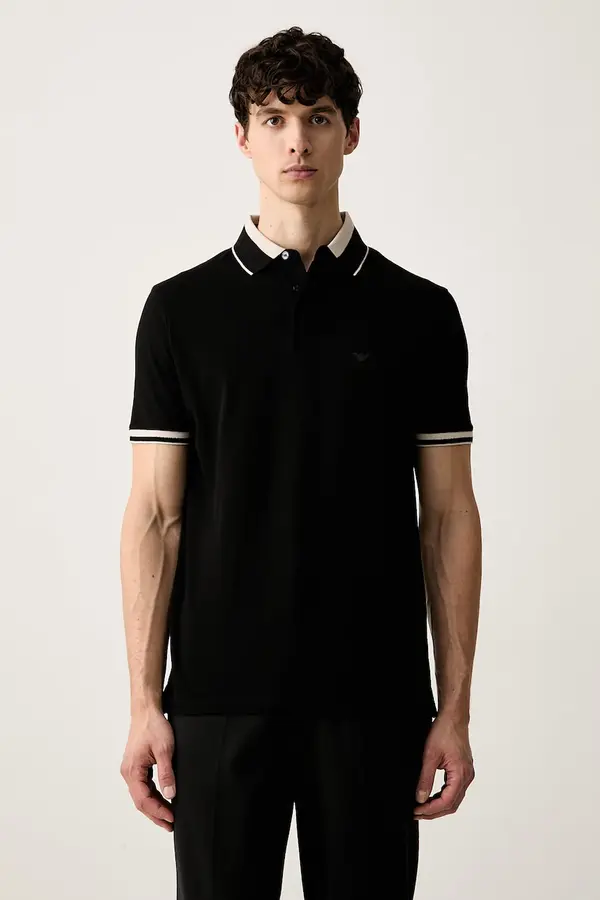 Emporio Armani Emporio Armani polo majica za muškarce od pamuka