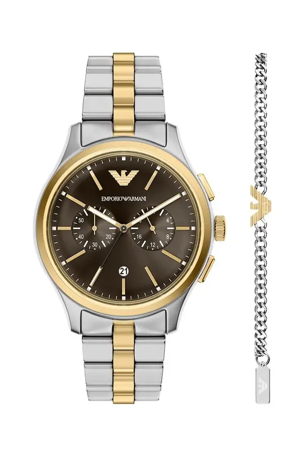 Emporio Armani Emporio Armani set sat i narukvica za muškarce Dario