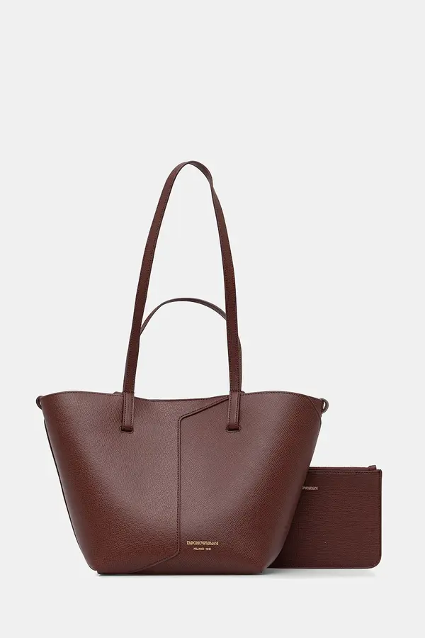 Emporio Armani Emporio Armani shopper torba za žene kožna