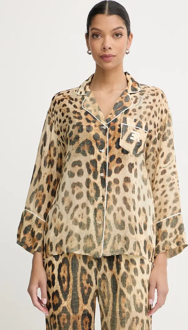 ERMANNO Firenze ERMANNO Firenze loungwear bluza ženska od viskoze