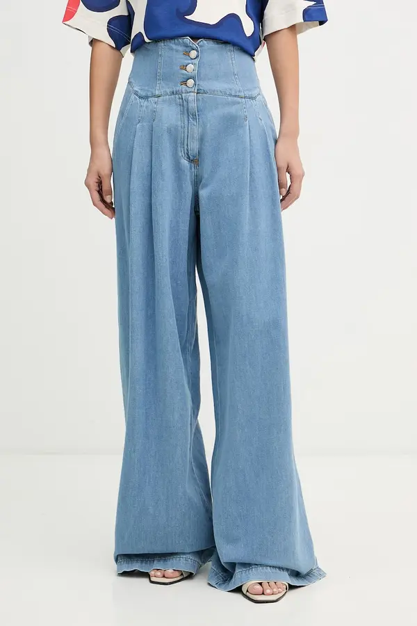 ERMANNO Firenze ERMANNO Firenze wide leg traperice ženske