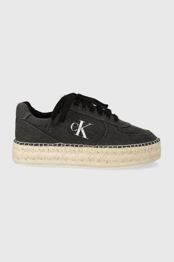 Calvin Klein Jeans Espadrile Calvin Klein Jeans ESPADRILLE SNEAKER CS BTW boja: crna, s platformom
