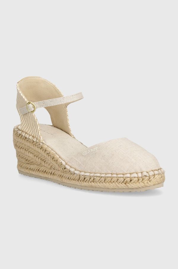 Gant Espadrile Gant Luliza boja: bež, klin peta, 28568614.G22