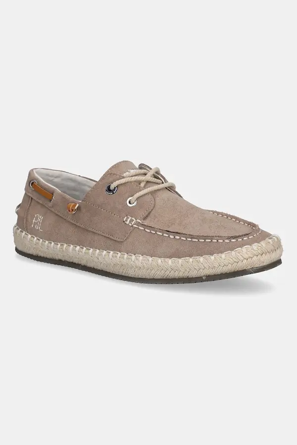 Pepe Jeans Espadrile od brušene kože Pepe Jeans TOURIST DECK