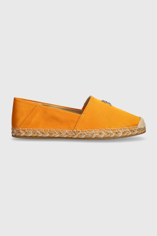 Tommy Hilfiger Espadrile Tommy Hilfiger TH SATIN FLAT ESPADRILLE boja: žuta, FW0FW07881