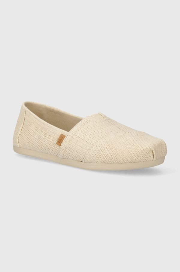 Toms Espadrile Toms Alpargata boja: bež, 10020656