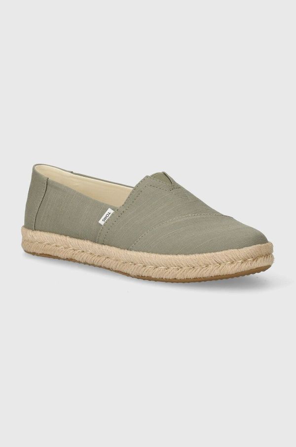 Toms Espadrile Toms Alpargata Rope 2.0 boja: zelena, 10020859