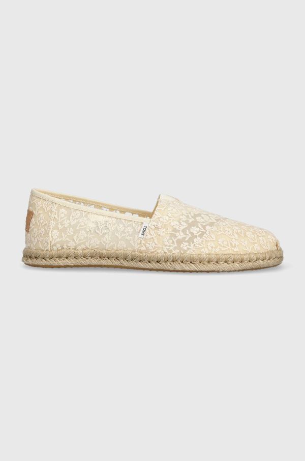 Toms Espadrile Toms Alpargata Rope boja: bež, 10019815