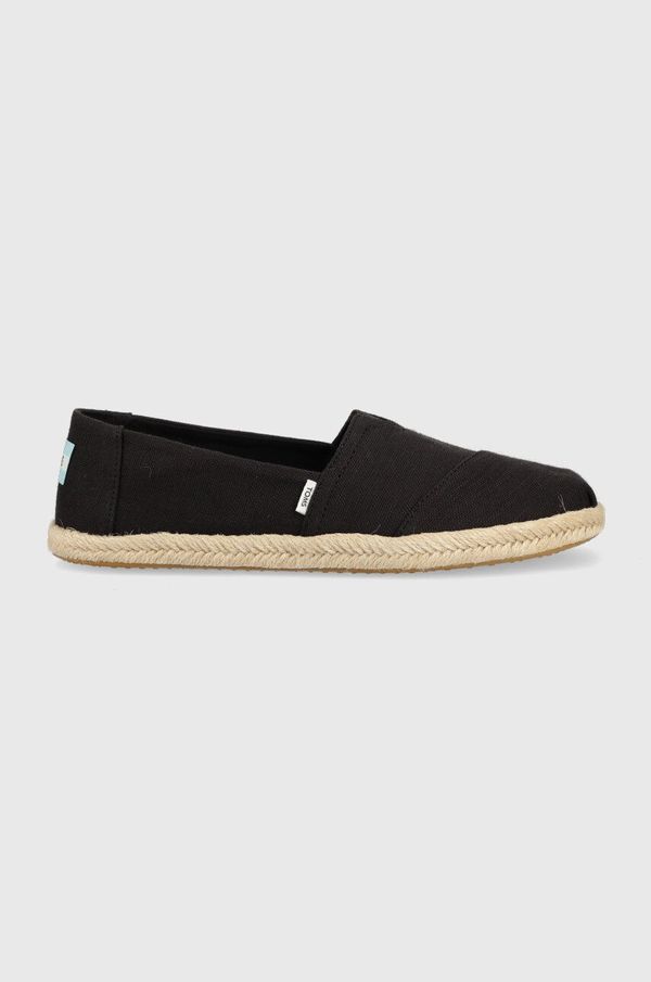 Toms Espadrile Toms Alpargata Rope boja: crna, 10019670