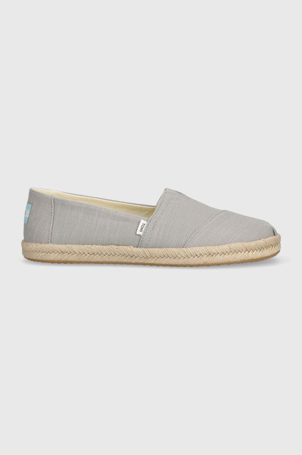 Toms Espadrile Toms Alpargata Rope boja: siva, 10019690