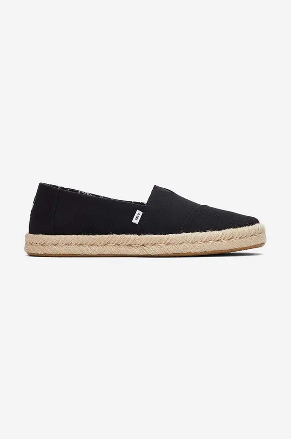 Toms Espadrile Toms Toms Alpargata Rope 2.0 10019875 BLACK