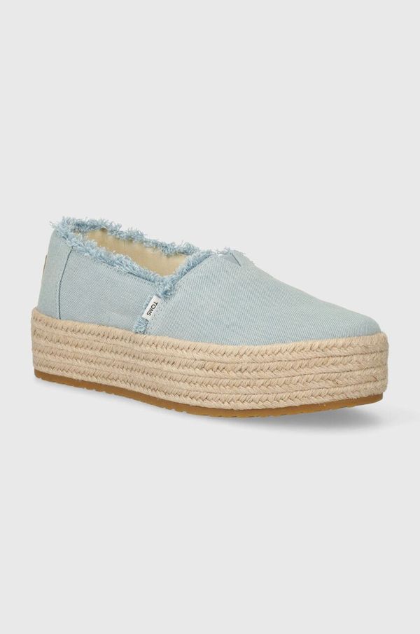 Toms Espadrile Toms Valencia s platformom, 10019798