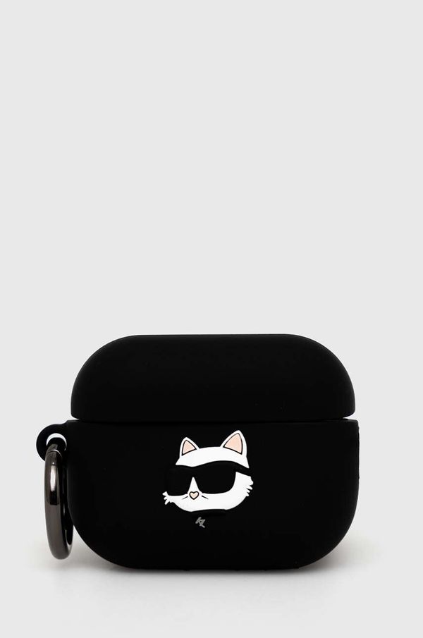 Karl Lagerfeld Etui za airpods Karl Lagerfeld airpods Pro 2 cover boja: crna