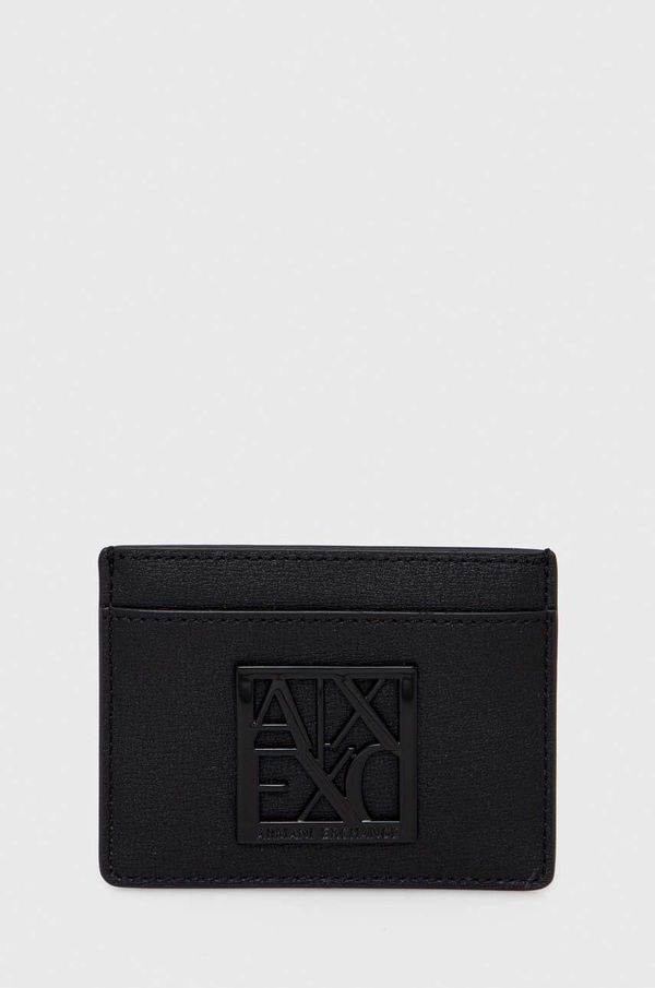 Armani Exchange Etui za kartice Armani Exchange boja: crna