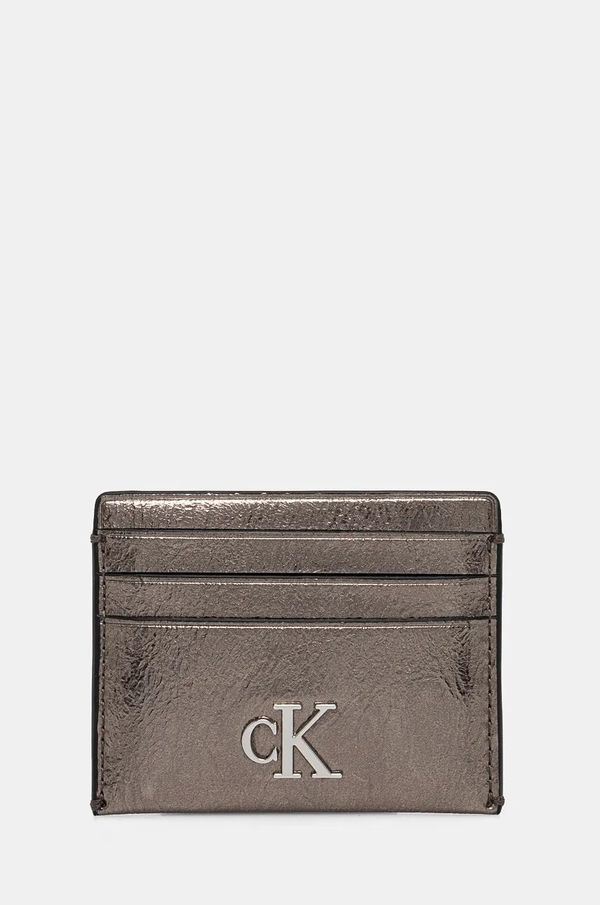 Calvin Klein Jeans Etui za kartice Calvin Klein Jeans boja: srebrna, K60K612750