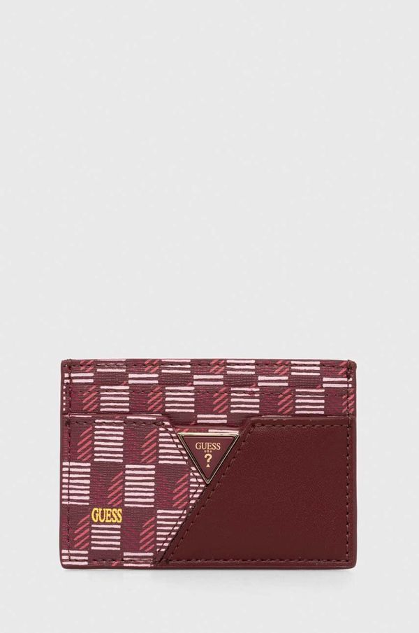 Guess Etui za kartice Guess boja: bordo, RW1613 P4201