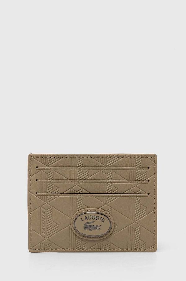 Lacoste Etui za kartice Lacoste boja: bež