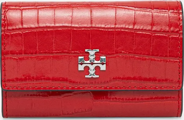 Tory Burch Etui za kartice Tory Burch Kira Croc Flap Card