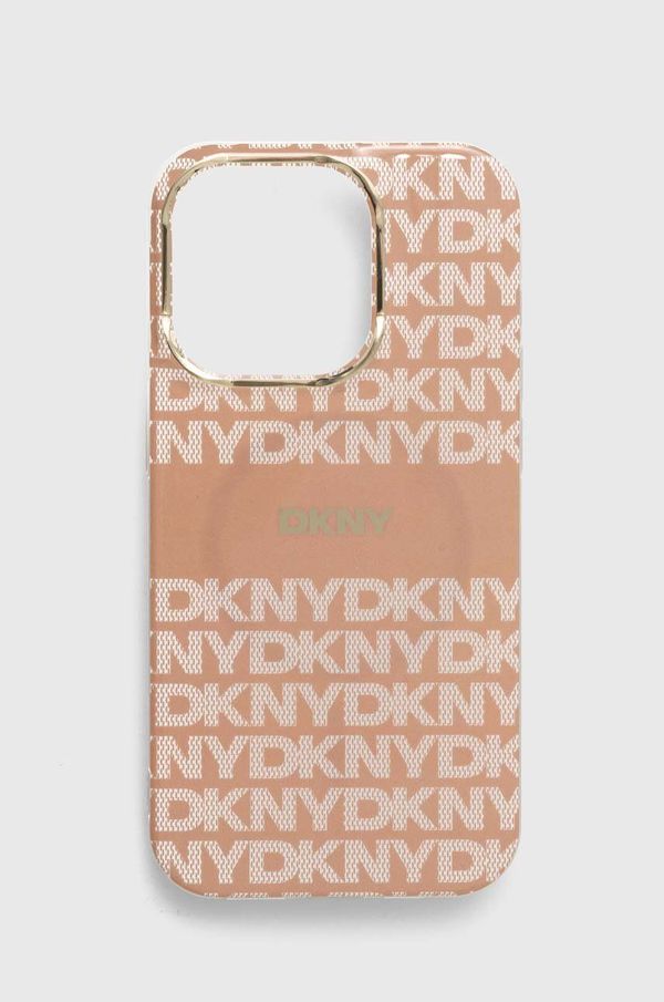 DKNY Etui za telefon Dkny iPhone 14 Pro 6.1 boja: narančasta, DKHMP14LHRHSEP