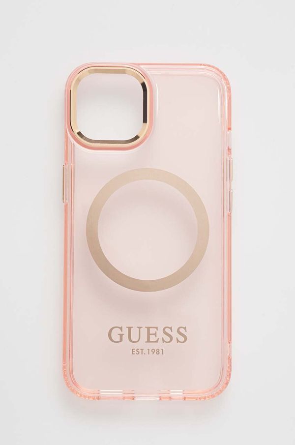 Guess Etui za telefon Guess iPhone 14 6,1" boja: ružičasta