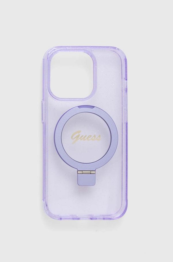 Guess Etui za telefon Guess iPhone 14 Pro 6.1" boja: ljubičasta