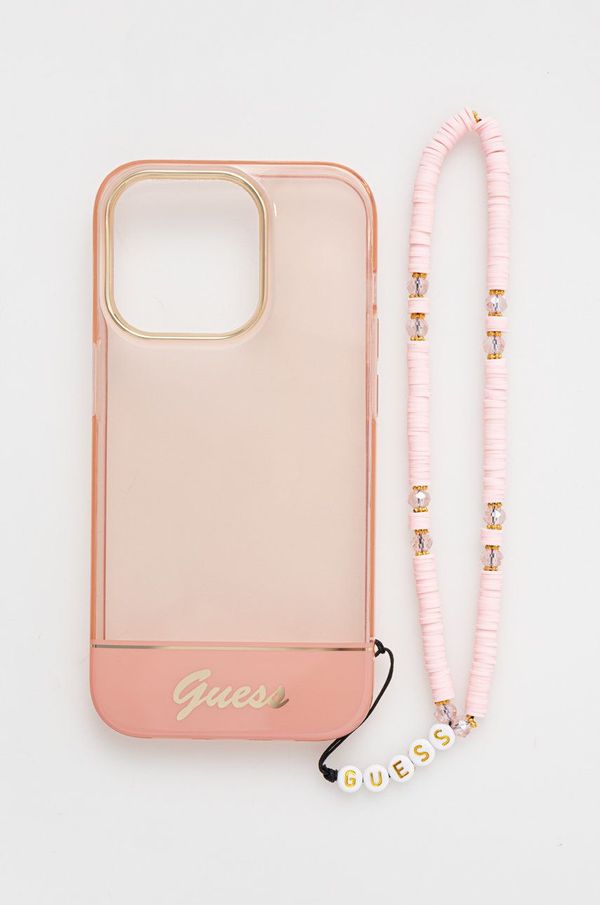 Guess Etui za telefon Guess iPhone 14 Pro 6,1" boja: ružičasta