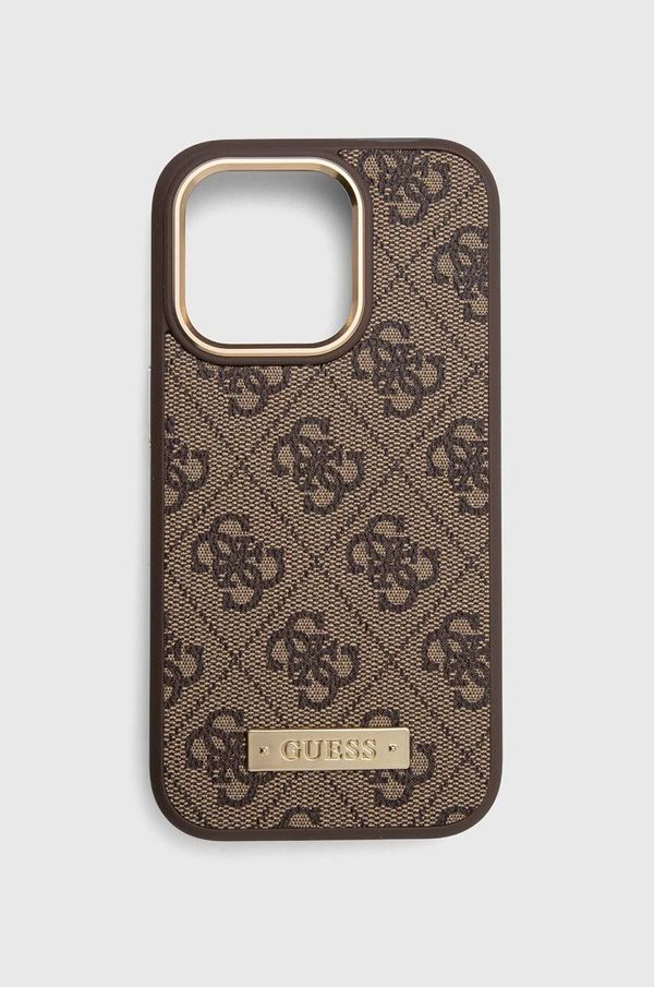 Guess Etui za telefon Guess iPhone 14 Pro 6,1" boja: smeđa