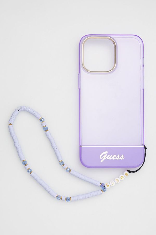 Guess Etui za telefon Guess iPhone 14 Pro Max 6,7" boja: ljubičasta