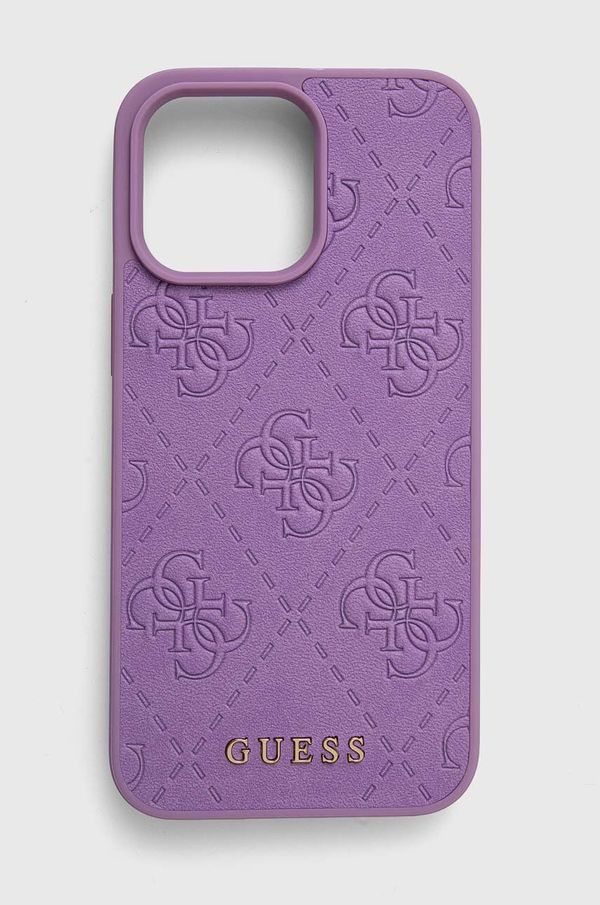 Guess Etui za telefon Guess iPhone 15 Pro Max 6.7 boja: ljubičasta